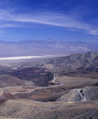 Ölüm Vadisi Milli Park gökkuşağı Kanyon ve Death Valley California