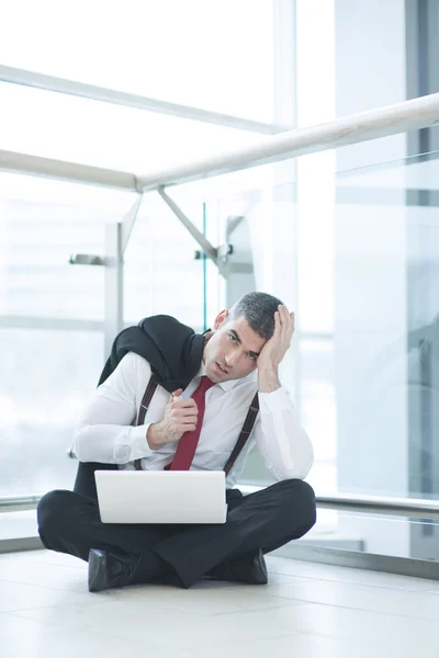 Stressed out businessman — Stock Photo, Image