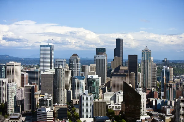 Del sureste al distrito financiero de Seattle — Foto de Stock