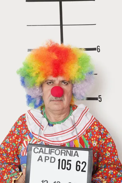 Senior clown — Stockfoto