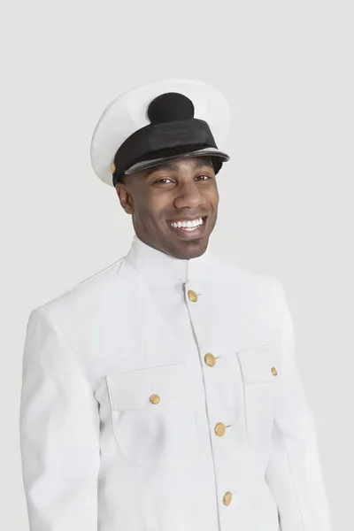 African American Navy officer — Stock Photo, Image