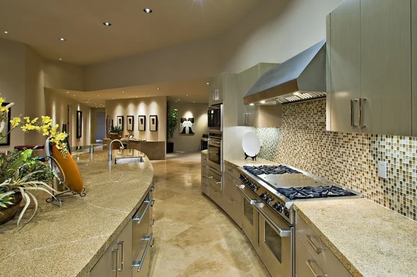 Cucina dal design architettonico — Foto Stock