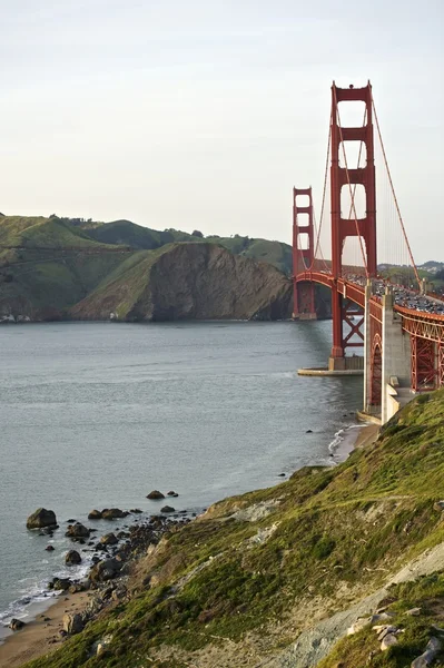 Curve of Golden Gate Bridge — Stock Photo, Image
