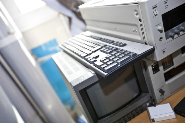 Monitor and VCR — Stock Photo, Image