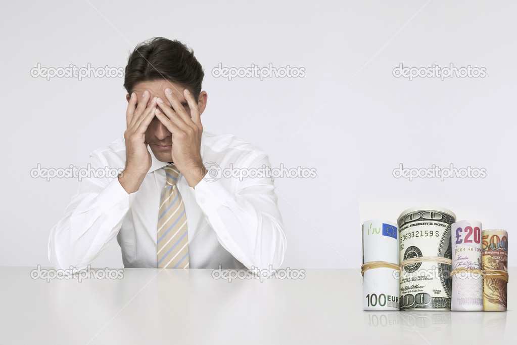 Businessman - financial problems
