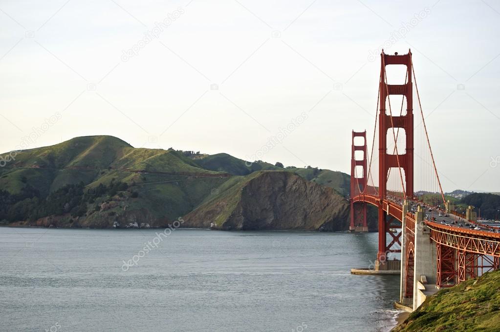 Curve of Golden Gate Bridge