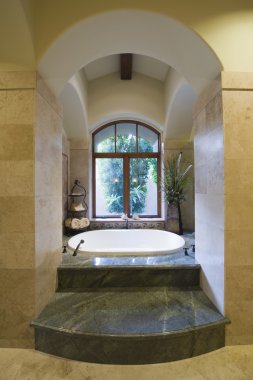 batık mermer banyo