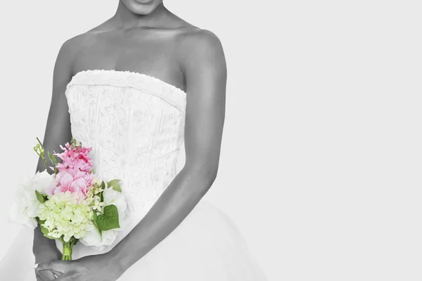 Sposa bouquet di tenuta — Foto Stock