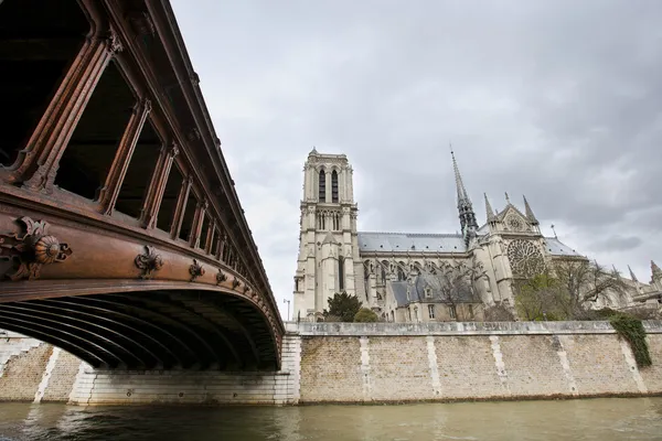 Notre Dame et la Seine — Photo