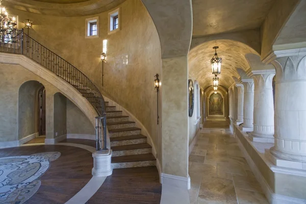 Palm Springs hacienda access corridors — Stock Photo, Image