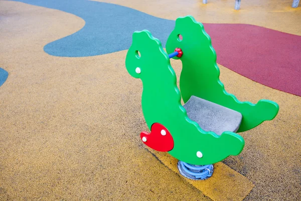 Playground horse — Stock Photo, Image