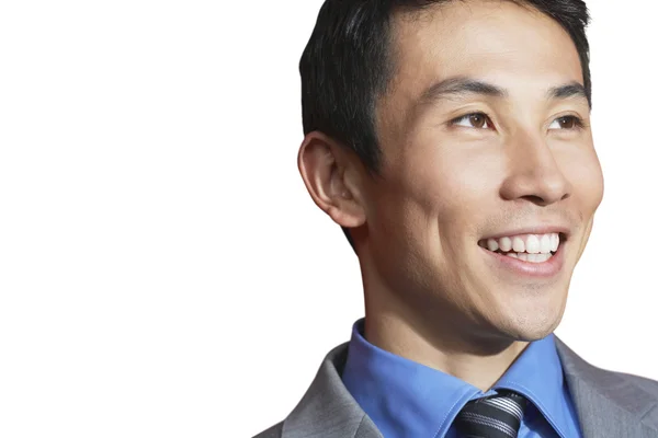 Aziatische zakenman glimlachen — Stockfoto