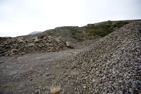 Montones de roca en cantera — Foto de Stock