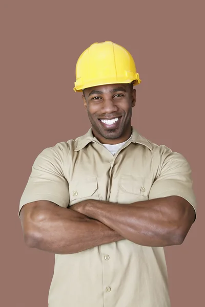 African construction worker — Stock Photo, Image