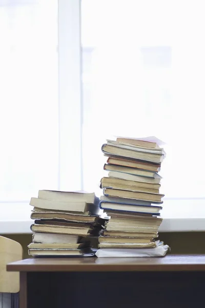 Libros de biblioteca de cerca —  Fotos de Stock