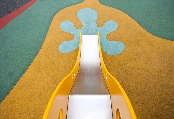 Down to ground from top of slide — Stock Photo, Image