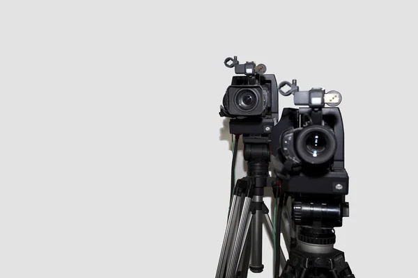 Kamera dan tripod — Stok Foto