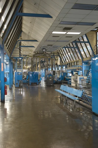 Interior de la fábrica de periódicos — Foto de Stock