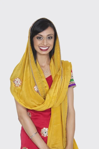 Indian female in traditional wear — Stock Photo, Image