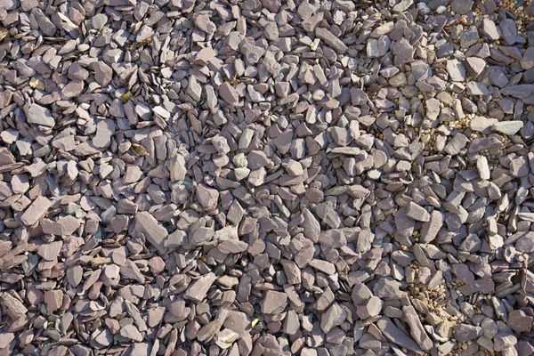 Mixed gravel and slate stones — Stock Photo, Image