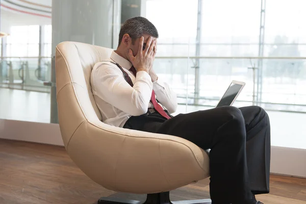 Stressed out businessman — Stock Photo, Image