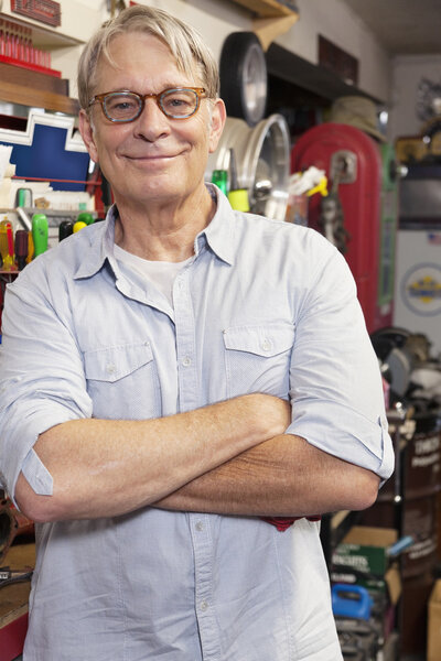 Man with arms crossed