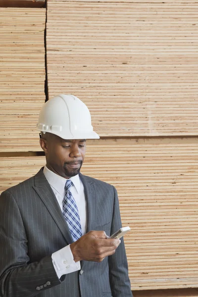 African American male engineer — Stock Photo, Image