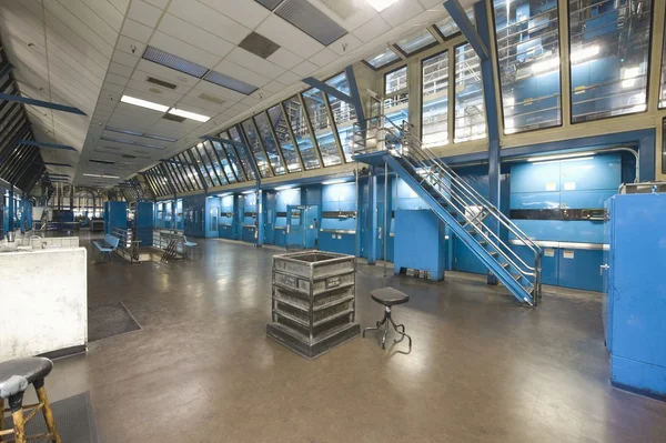 Interior de la fábrica de periódicos — Foto de Stock