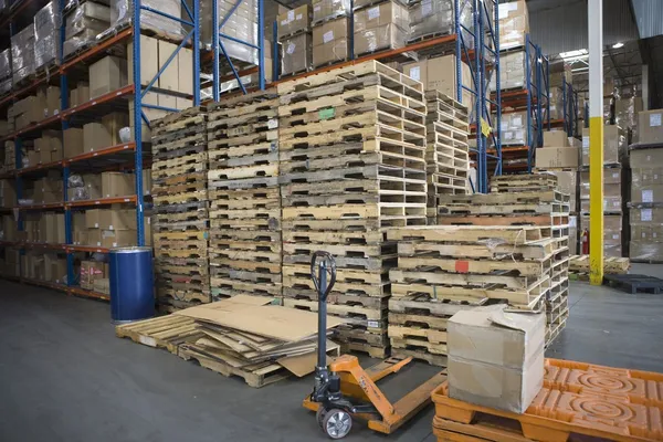 Houten pallets — Stockfoto