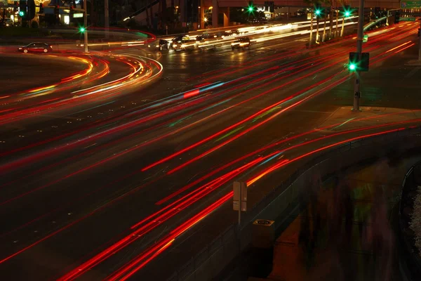 Disparo nocturno en Las Vegas —  Fotos de Stock