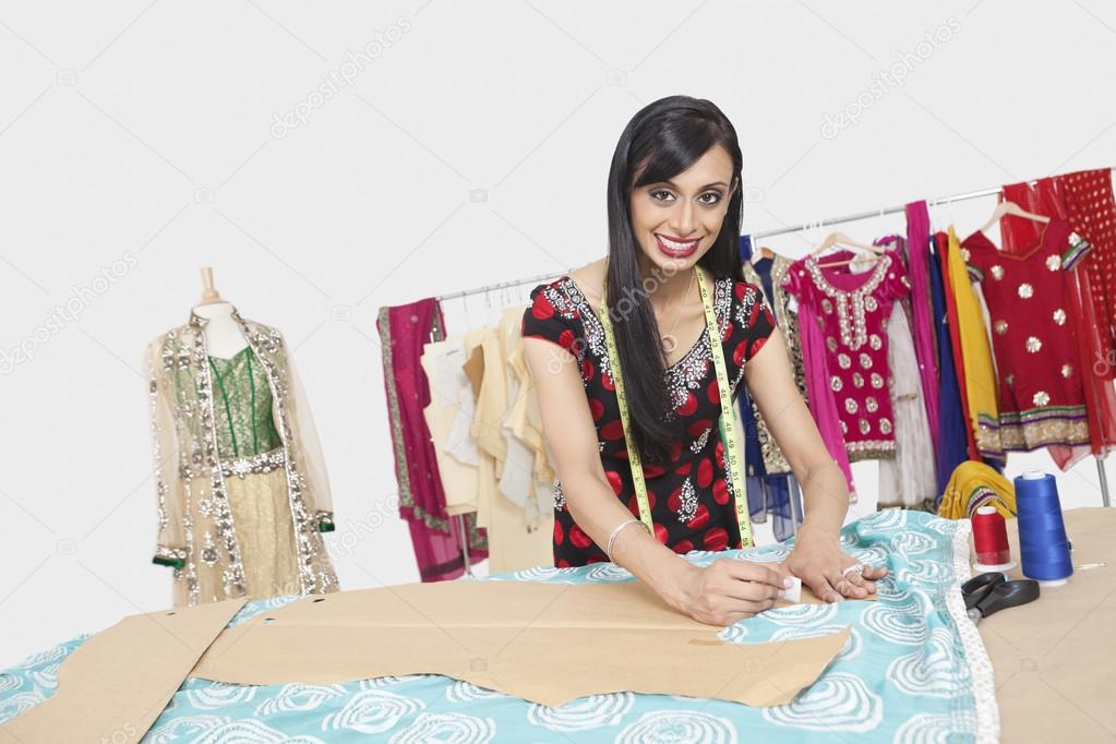 Indian female fashion designer