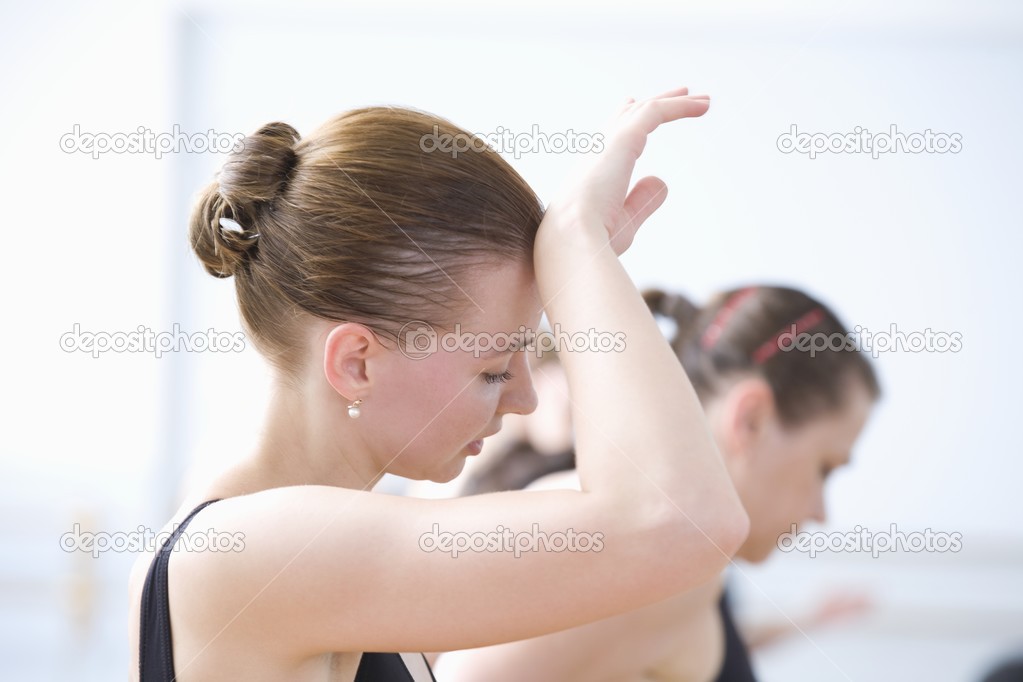 exhausted ballet dancer