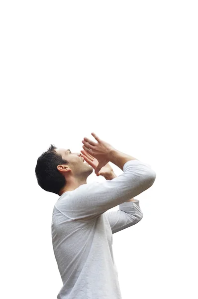 Man  shouting — Stock Photo, Image