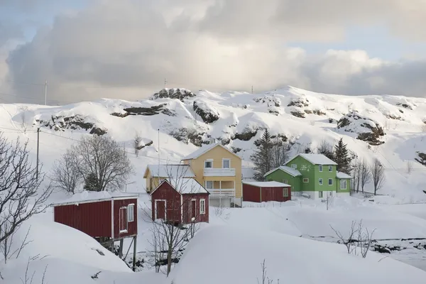 Hill vesnice — Stock fotografie