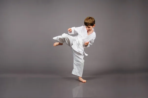 Karate boy — Stock fotografie