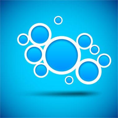 Web kabarcık arka plan.