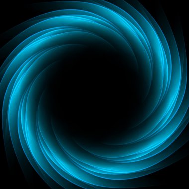 koyu kızdırma mavi girdap arka plan.