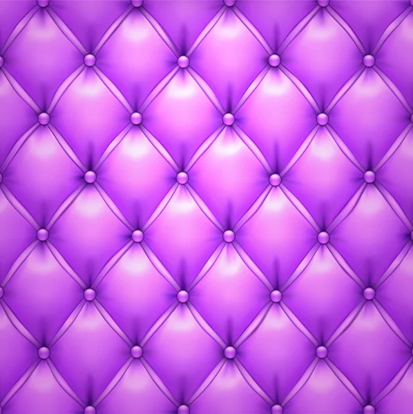 Purple vector upholstery leather pattern background. — Stock Vector