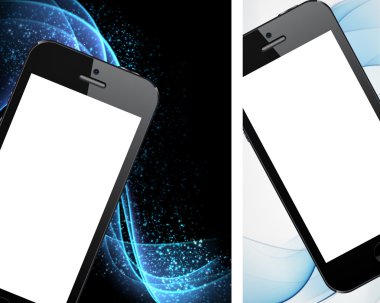 gerçekçi siyah akıllı telefon arka planları.