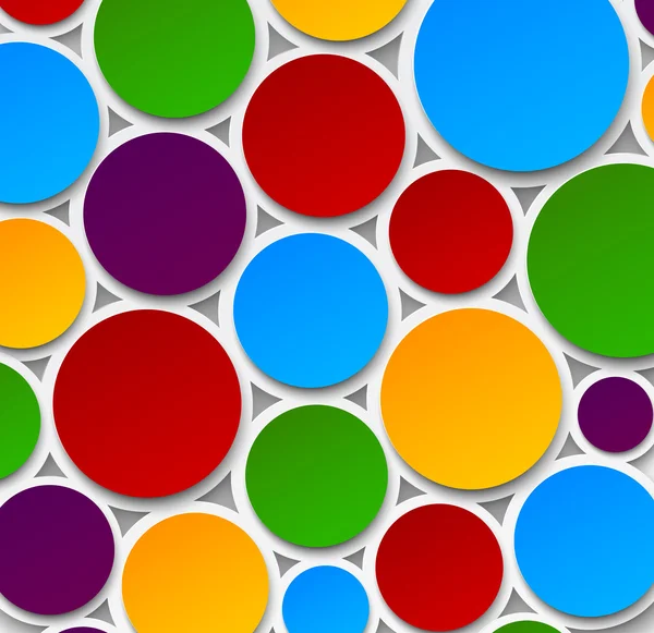Papel burbujas de colores . — Vector de stock