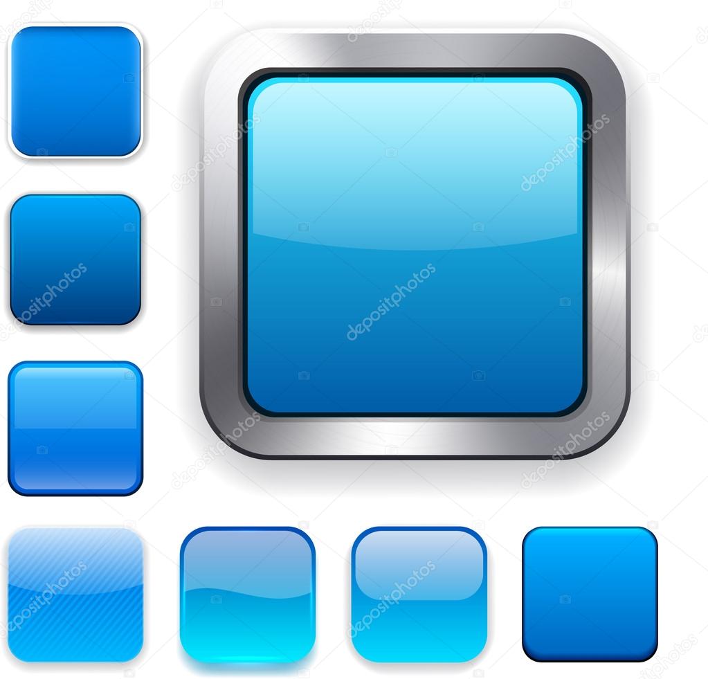 Square blue app icons.