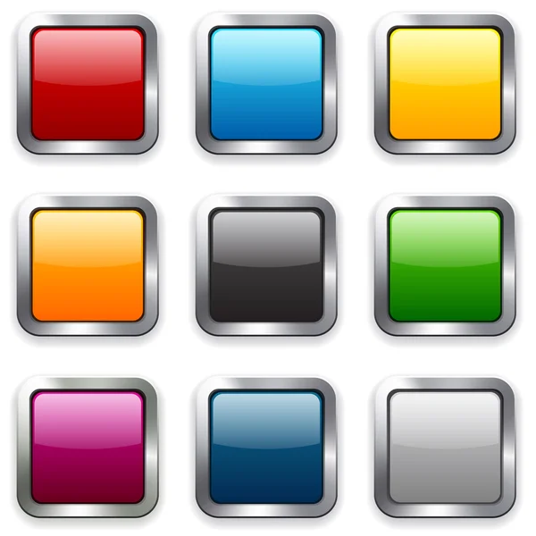 Square color icons. — Stock Vector