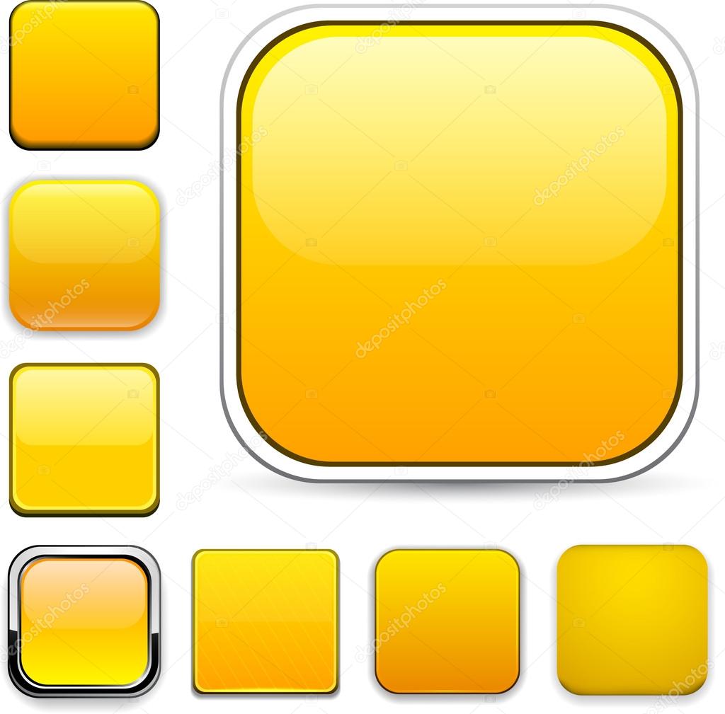 Square yellow app icons.
