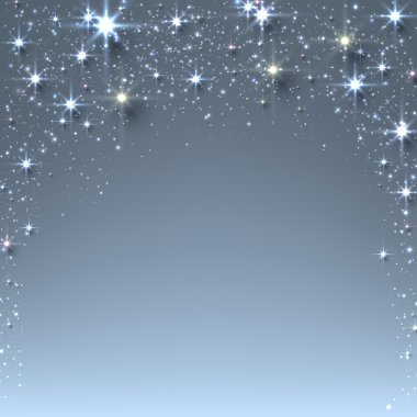 Noel yıldızlı arka plan ile parıldıyor.