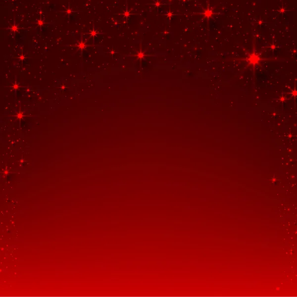 圣诞红星背景. — 图库矢量图片