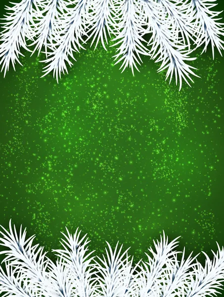 Kerstmis groene abstracte achtergrond. — Stockvector