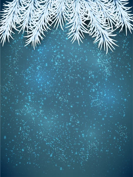 Christmas blue abstract background. — Stock Vector