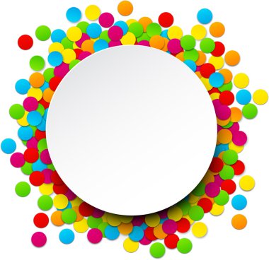 konfeti kutlama arka plan.