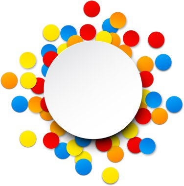 konfeti kutlama arka plan.