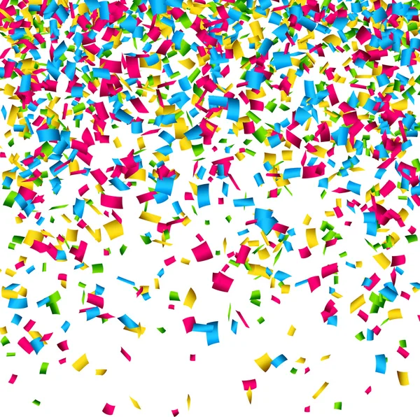 Confetti celebrazione sfondo . — Vettoriale Stock